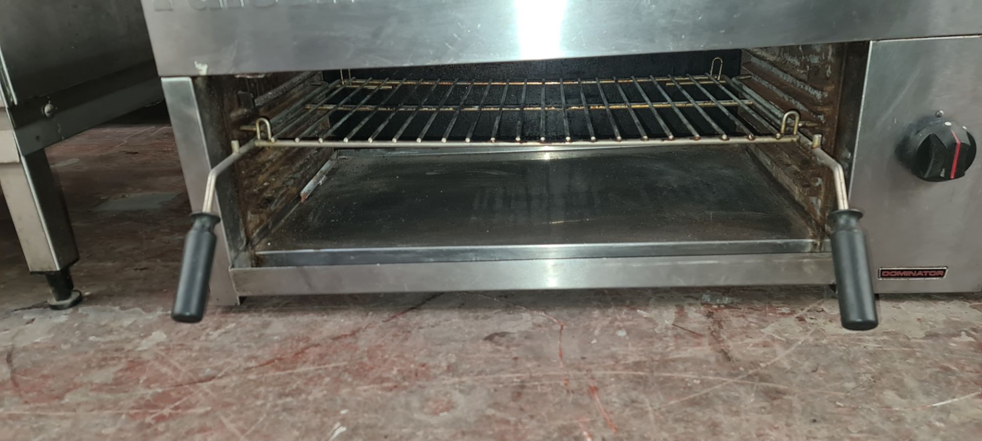 Falcon stainless steel large salamander grill system approx. 900mm wide - Image 3 of 6