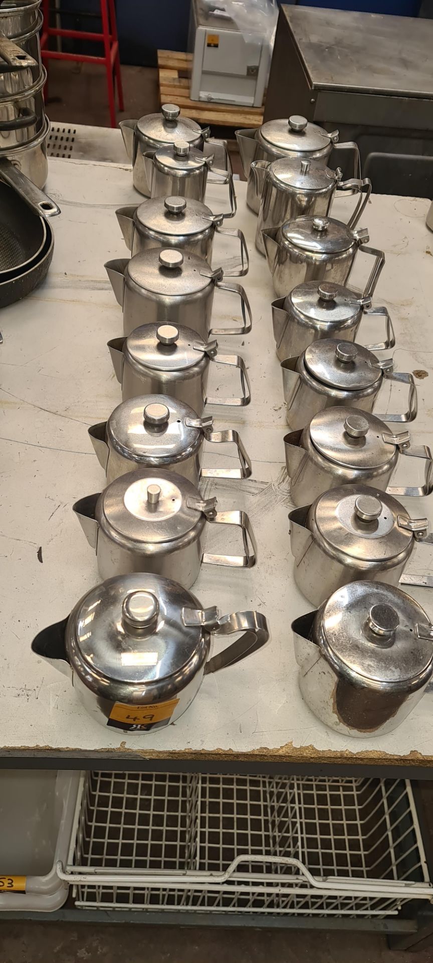 16 off assorted tea/coffee pots