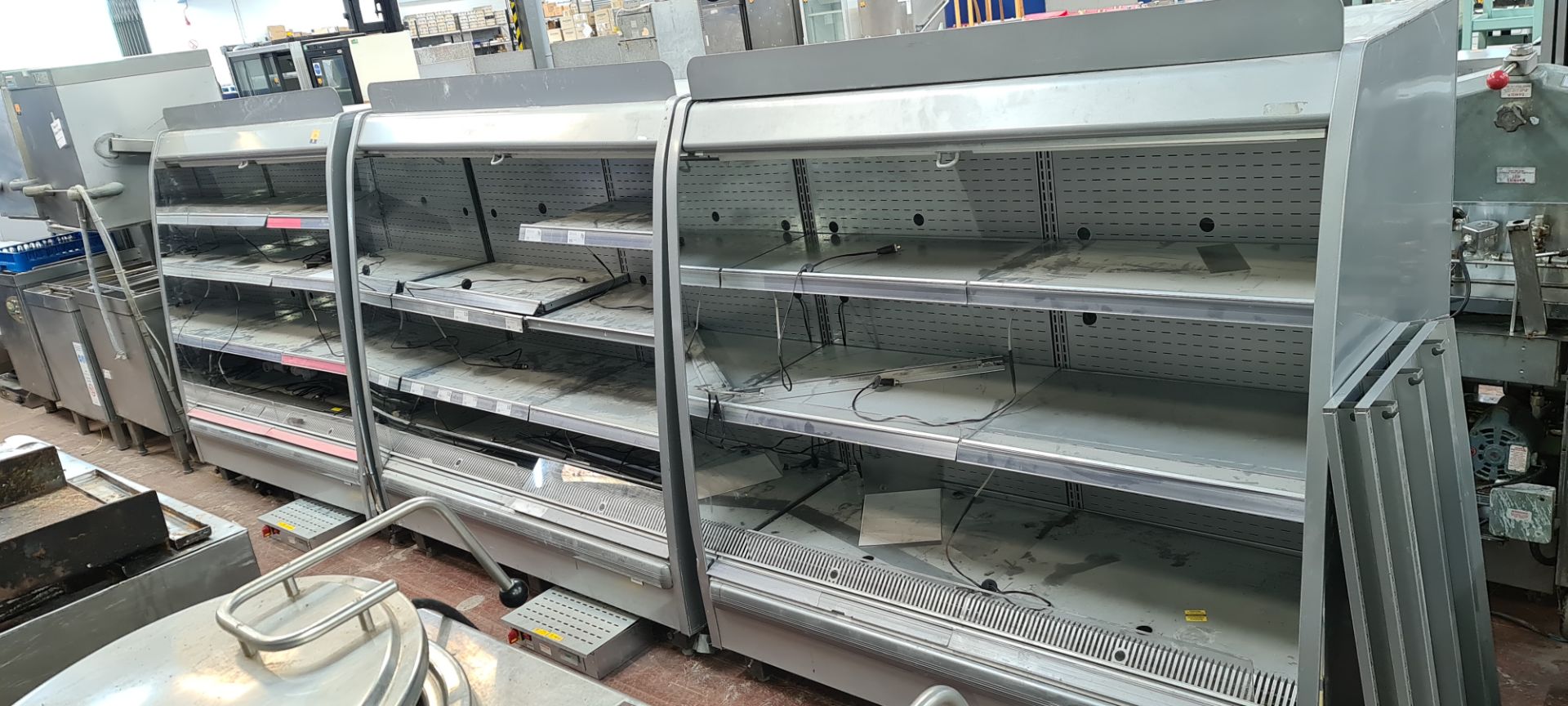 3 off open front refrigerated dairy cabinets, each being approx. 1500mm wide - Image 2 of 12