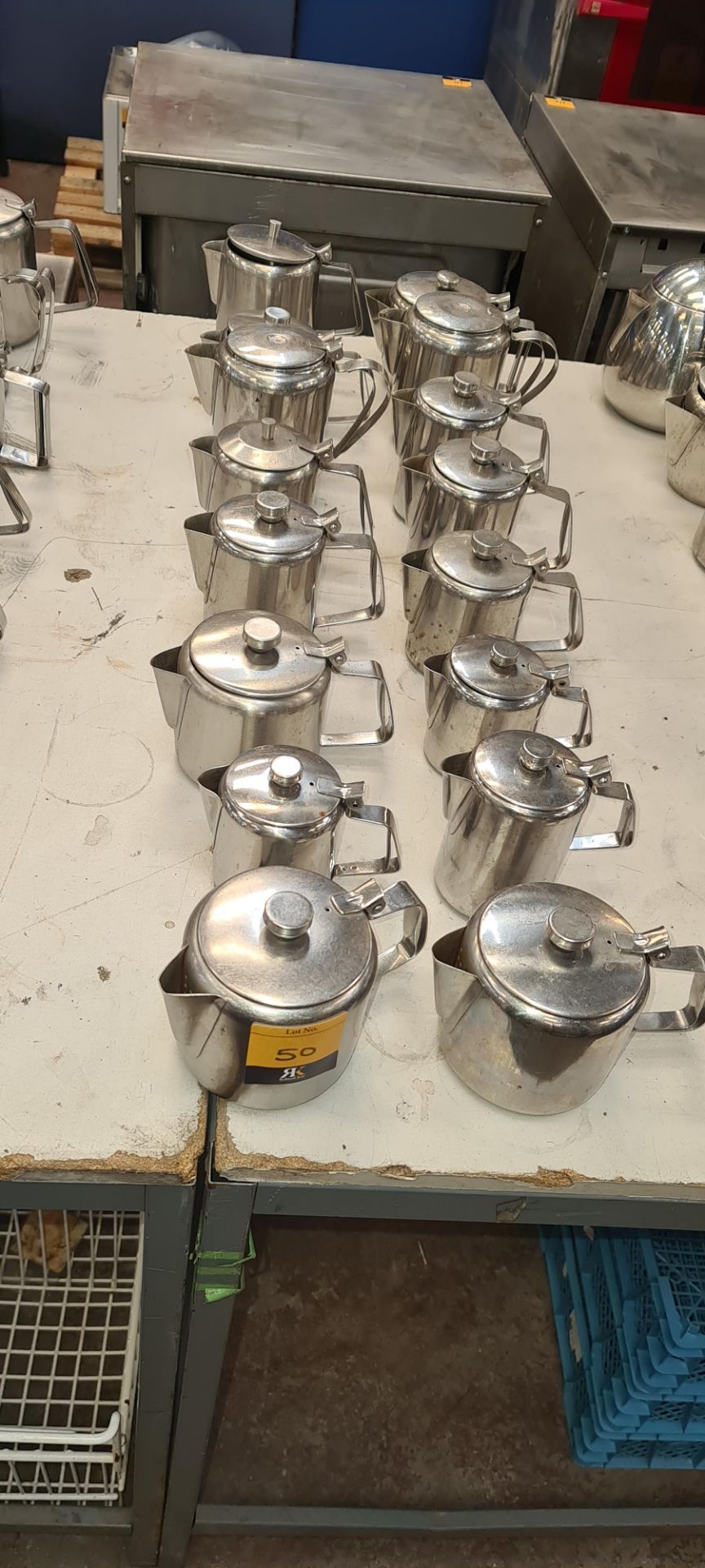 16 off assorted tea/coffee pots