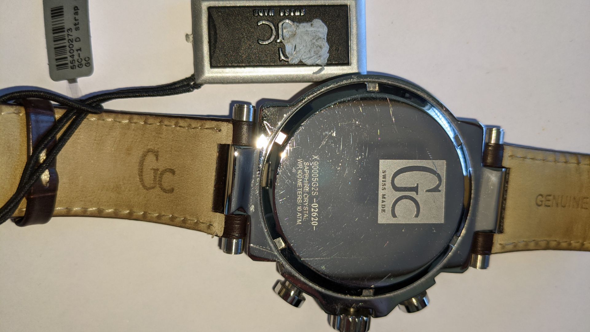 GC (Guess Collection) watch with GC branded box, product code X90005G2S, 100M water resistant, sapph - Image 13 of 19