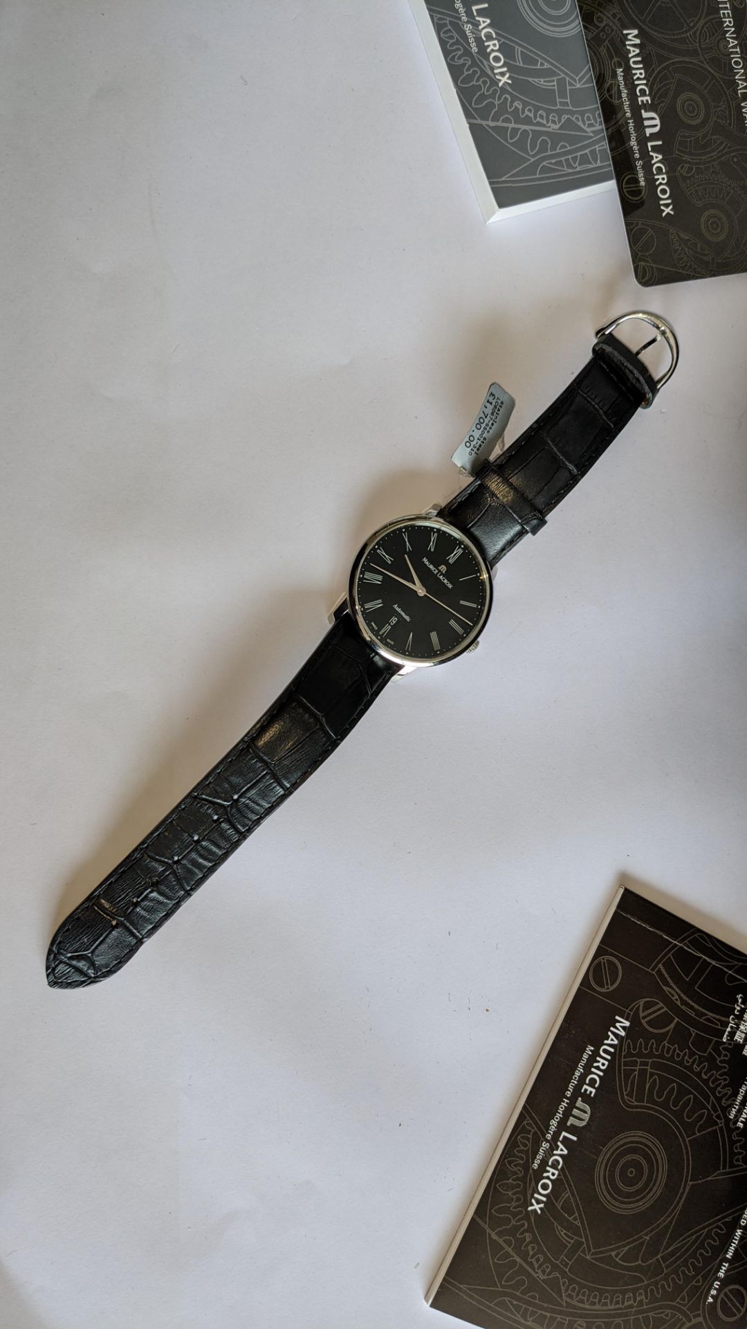Maurice Lacroix automatic watch with display back marked LC6067 on the rear. Water resistant 30M. I - Image 11 of 26