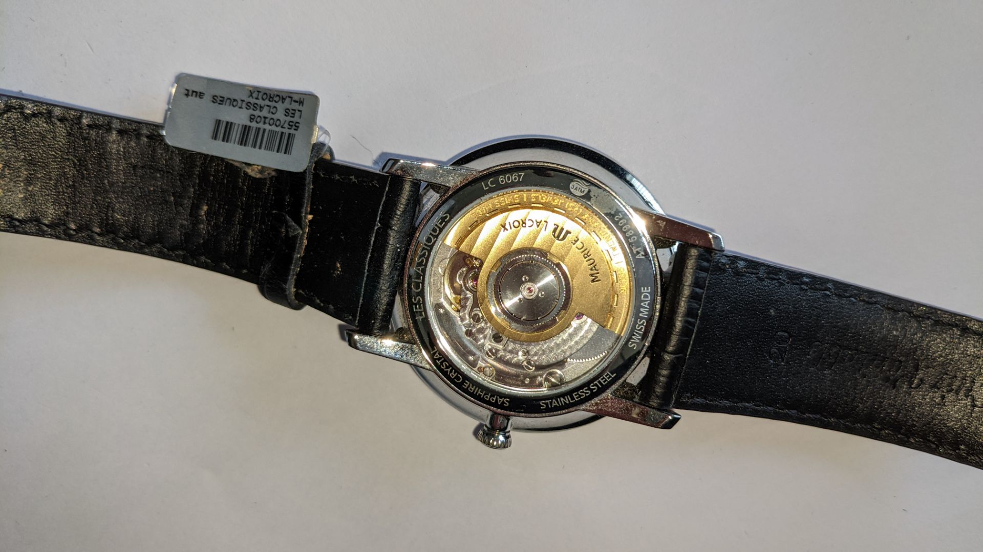 Maurice Lacroix automatic watch with display back marked LC6067 on the rear. Water resistant 30M. I - Image 17 of 26