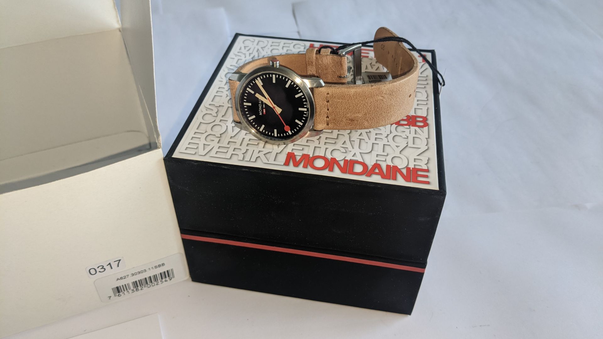 Mondaine watch, product code A400.30351.16SBG. RRP £289. Stainless steel case, water resistant, sap - Image 20 of 20