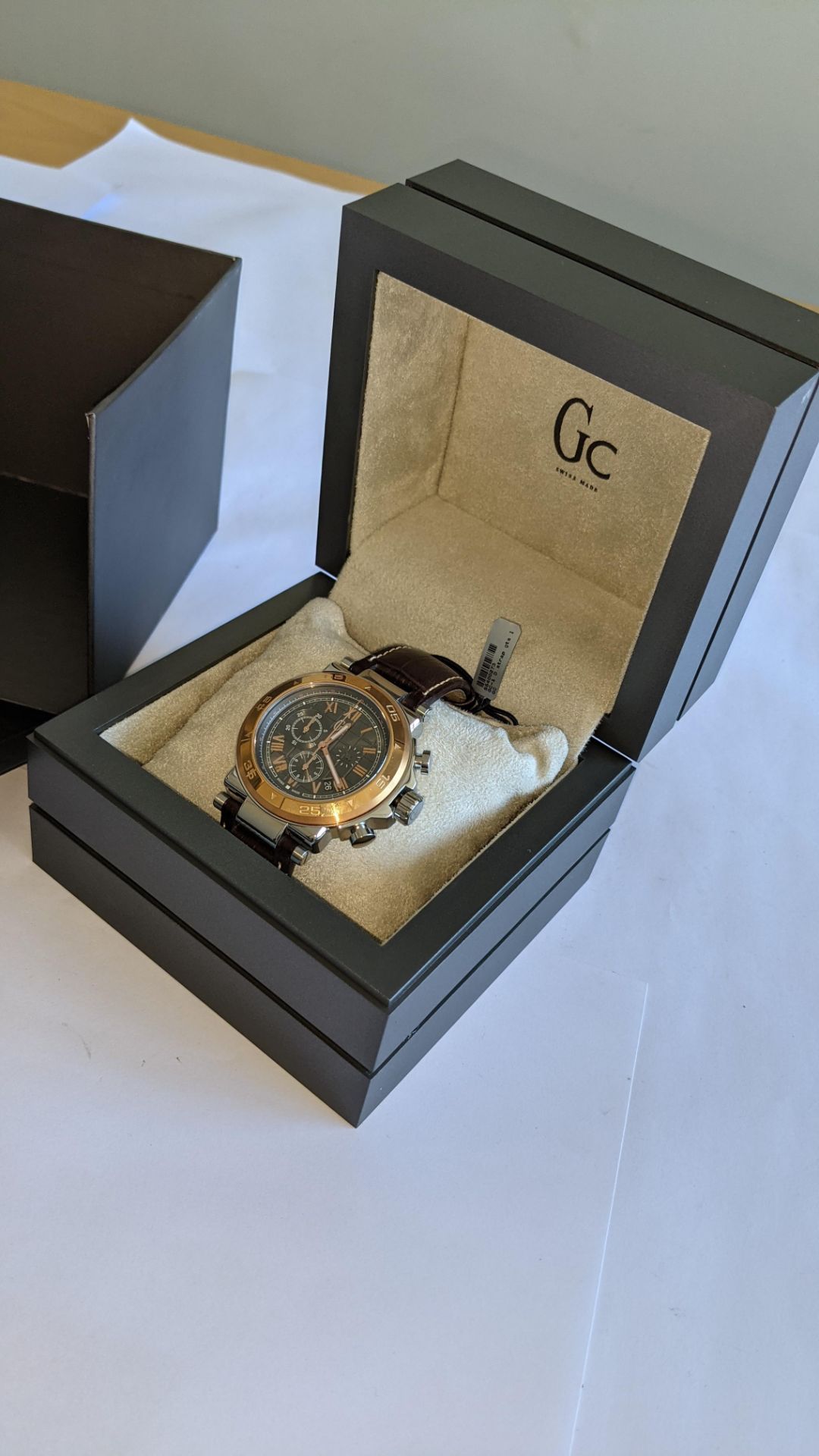 GC (Guess Collection) watch with GC branded box, product code X90005G2S, 100M water resistant, sapph - Image 17 of 19