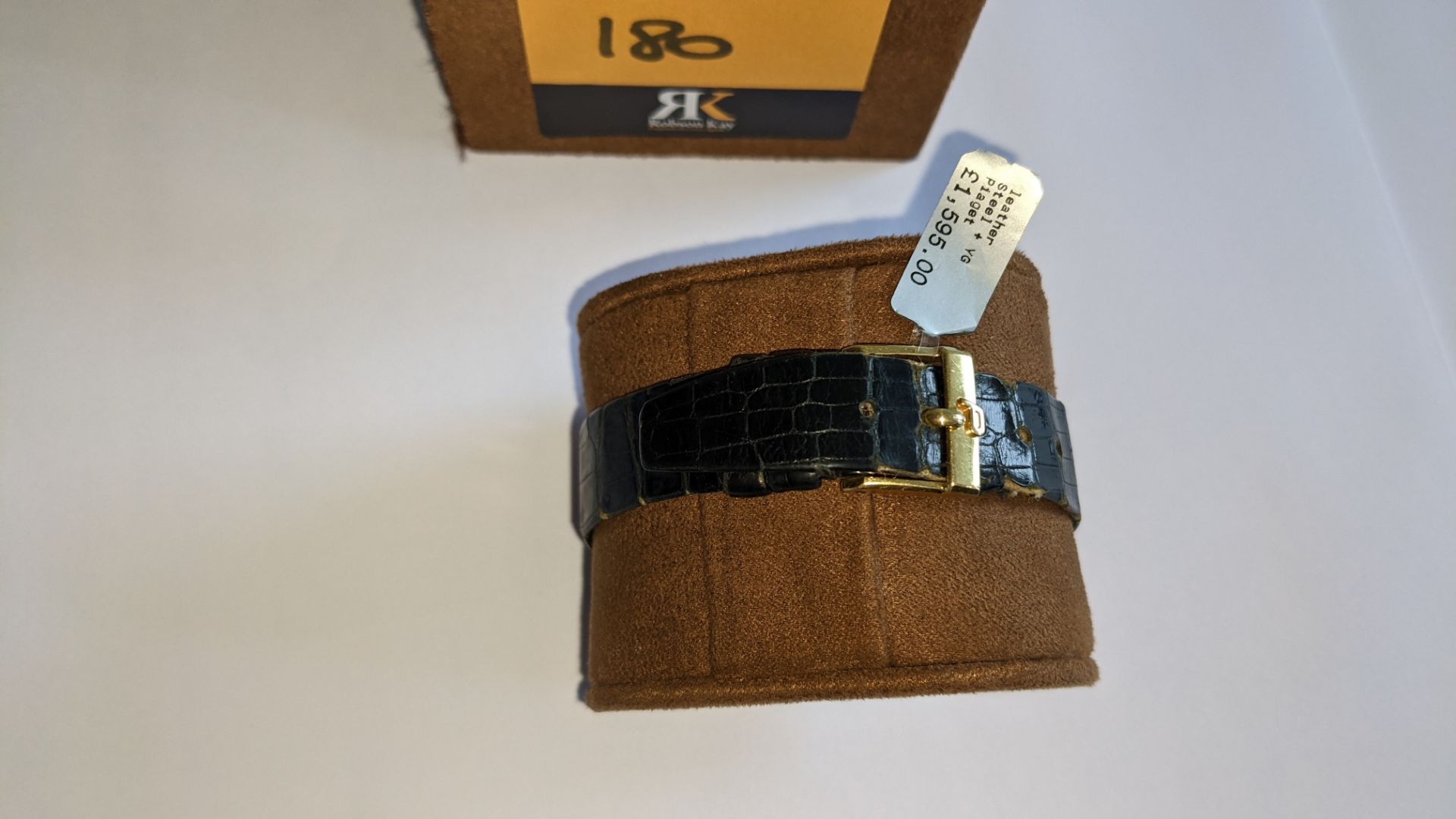 Piaget vintage yellow gold watch on leather strap. Priced (used) at £1,595. It appears to be in yell - Image 2 of 14