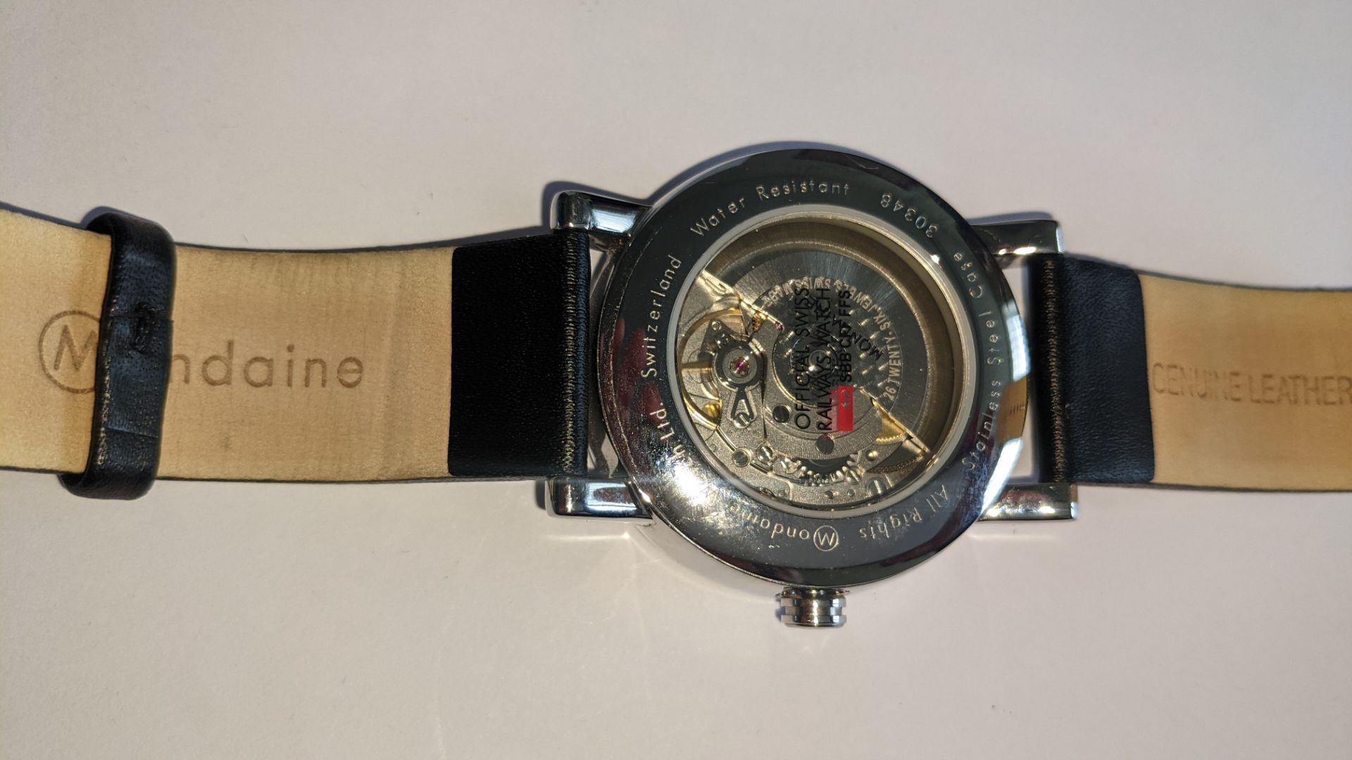 Mondaine Evo Auto Date watch. Product code A1323034811SBB. RRP £599. Water resistant, stainless stee - Image 10 of 18