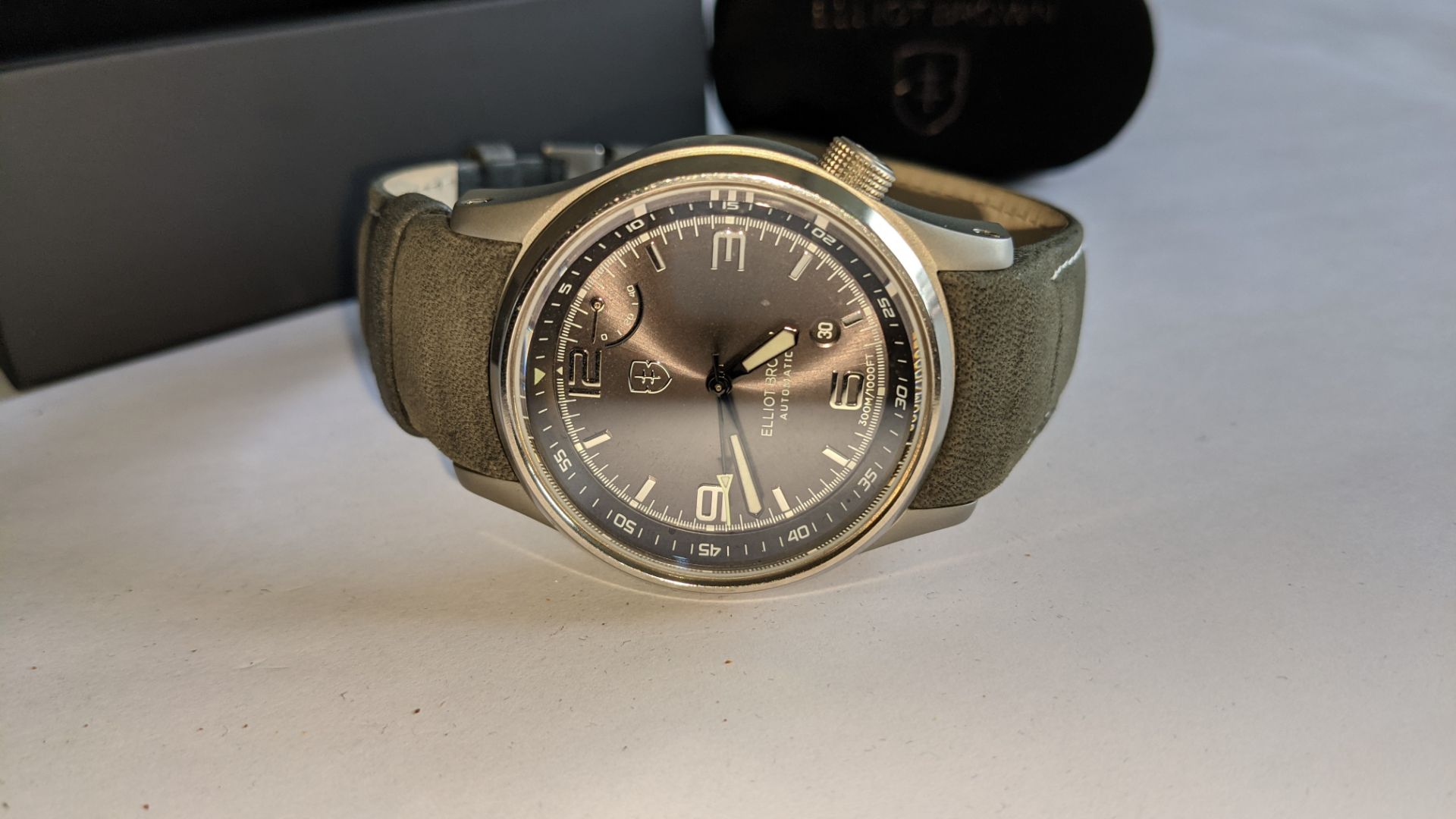 Elliott Brown Tyneham Limited Edition automatic watch, 5 of 500, product code 305-D05-L15. Stainles - Image 11 of 22