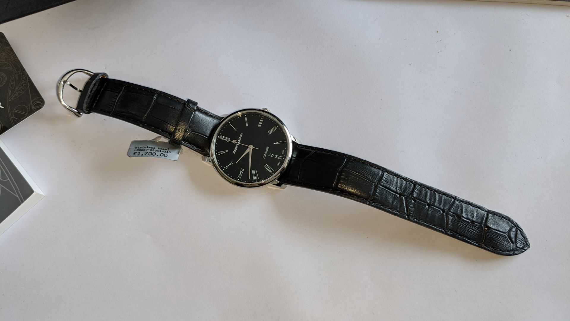 Maurice Lacroix automatic watch with display back marked LC6067 on the rear. Water resistant 30M. I - Image 5 of 26
