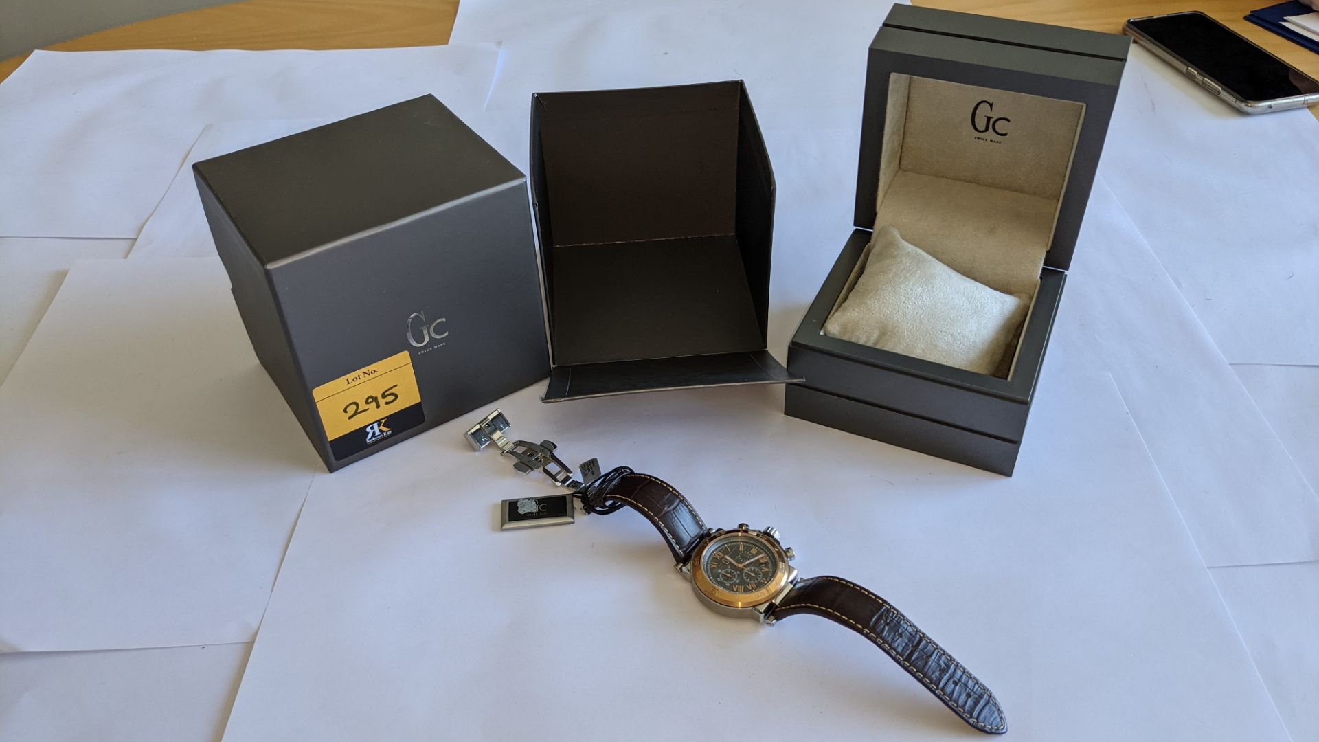 GC (Guess Collection) watch with GC branded box, product code X90005G2S, 100M water resistant, sapph - Image 2 of 19