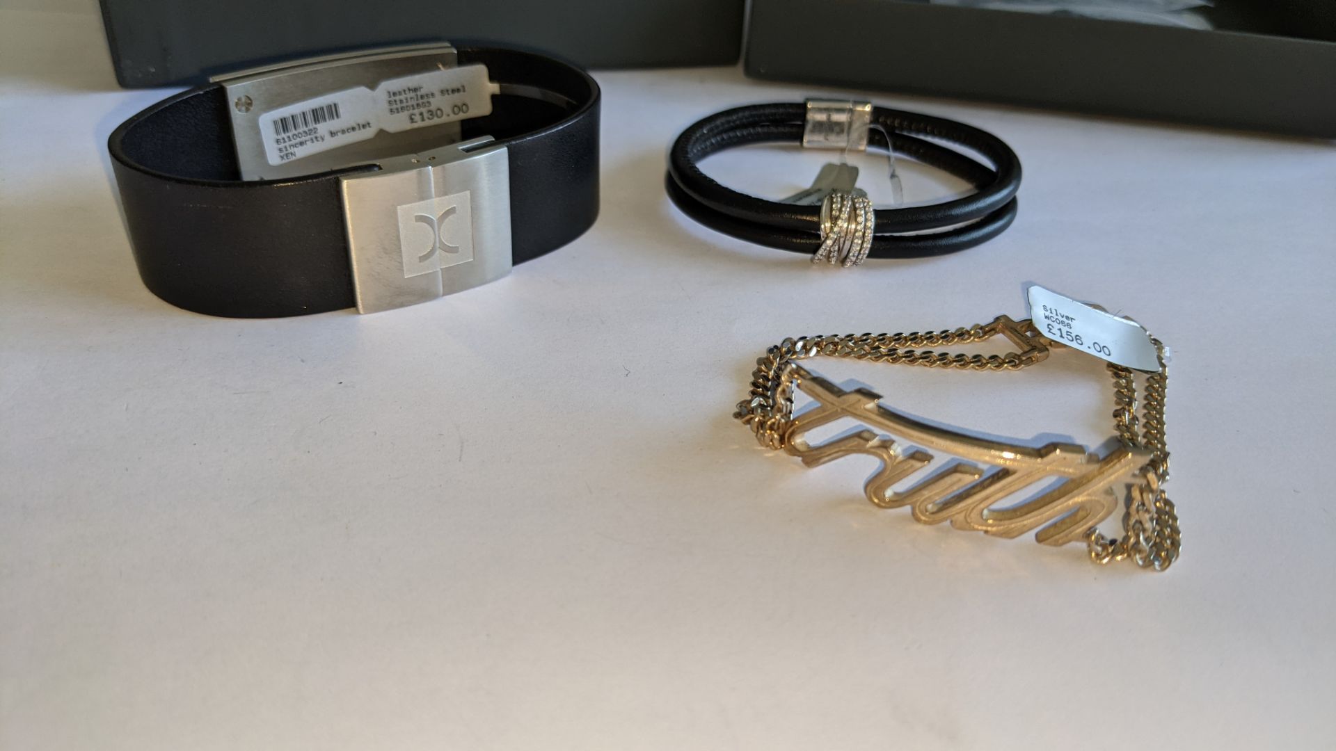 3 off assorted men's bracelets with individual RRPs ranging from £130 to £156 per item. Total RRP of - Image 4 of 14