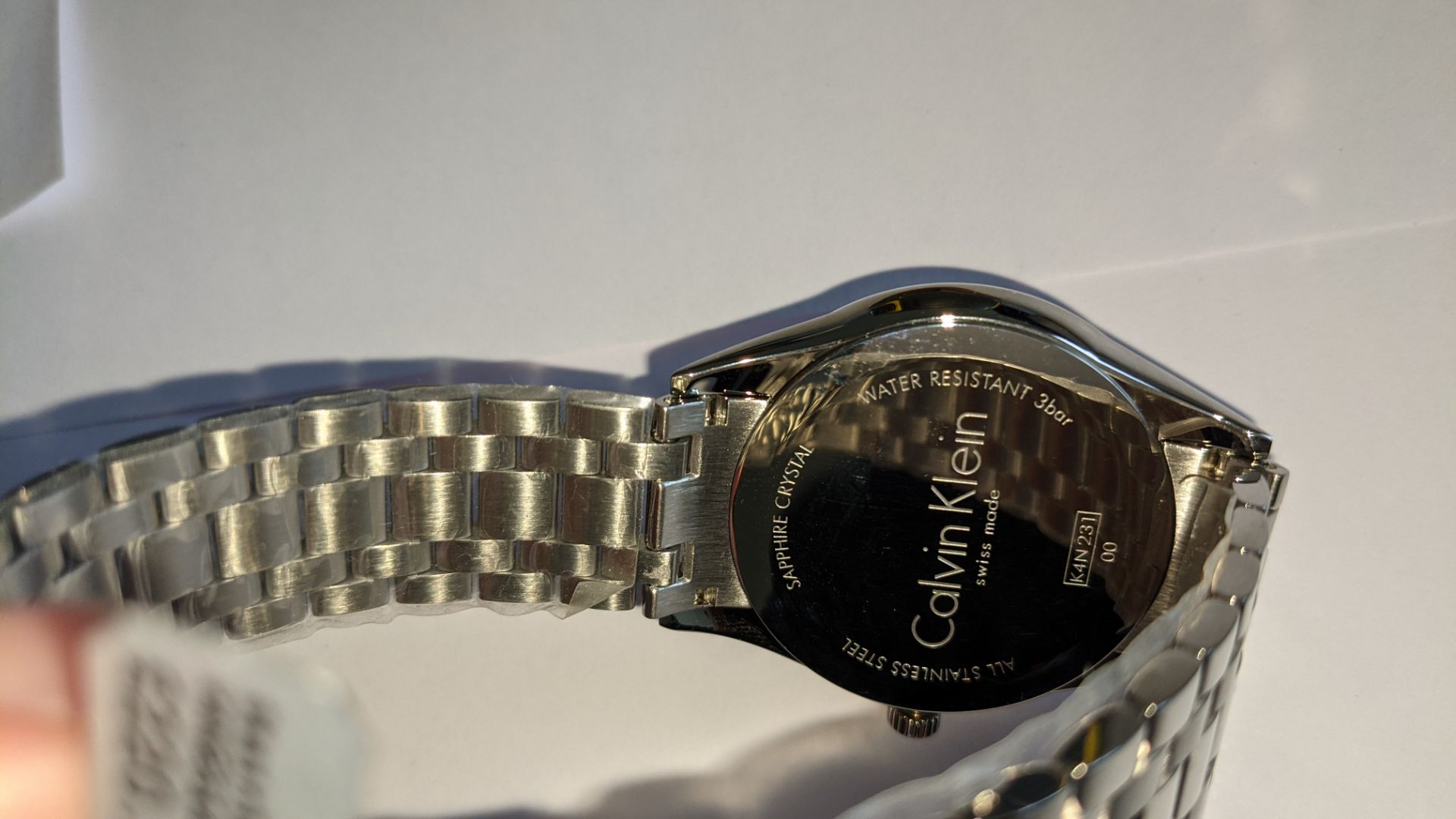 Calvin Klein gent's watch in stainless steel with sapphire crystal face, water resistant 3 bar, prod - Image 13 of 17