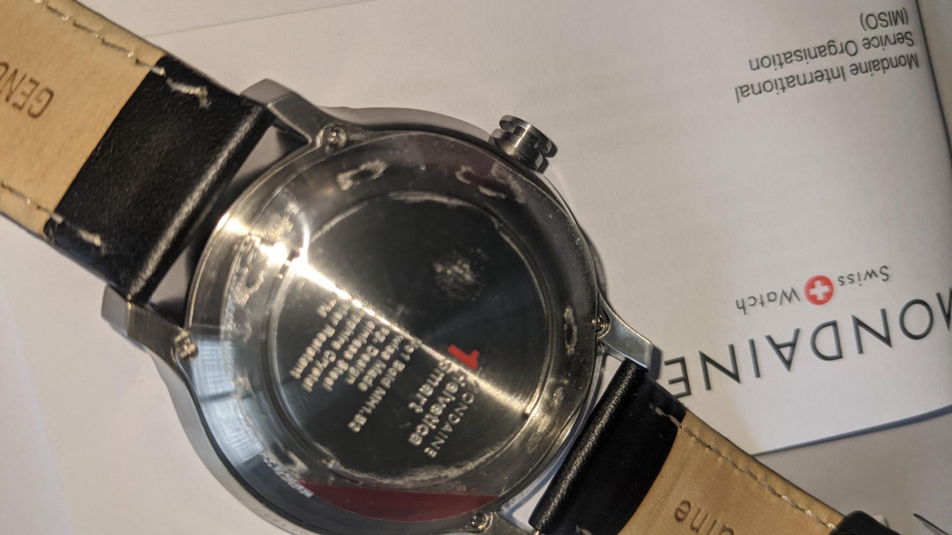 Mondaine Helvetica Smart Swiss made watch. Product code MH1.B2S80.LB. Stainless steel, water resist - Image 17 of 20