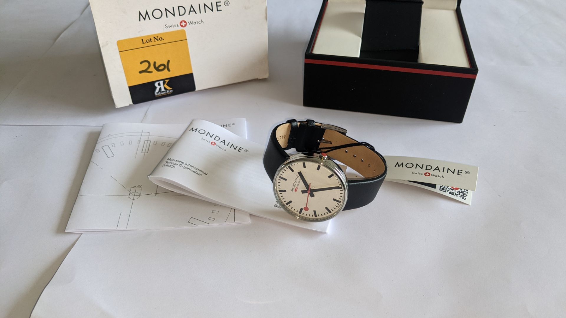 Mondaine watch, product code MSX.4211B.LB. RRP £219. Water resistant, stainless steel case. This l - Image 3 of 18