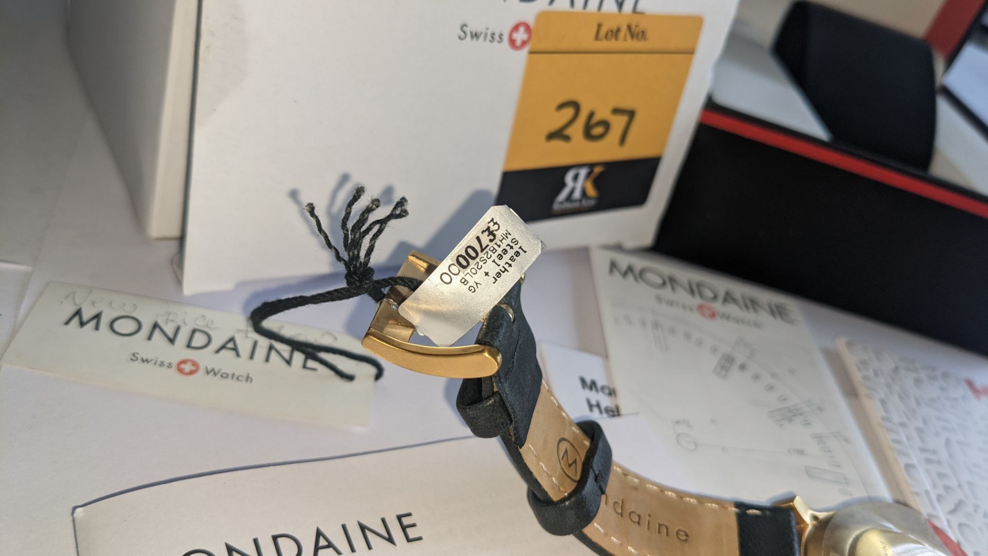 Mondaine Helvetica Smart Swiss made watch. Product code MH1.B2S20.LB. RRP £700. In steel & yellow g - Image 18 of 21