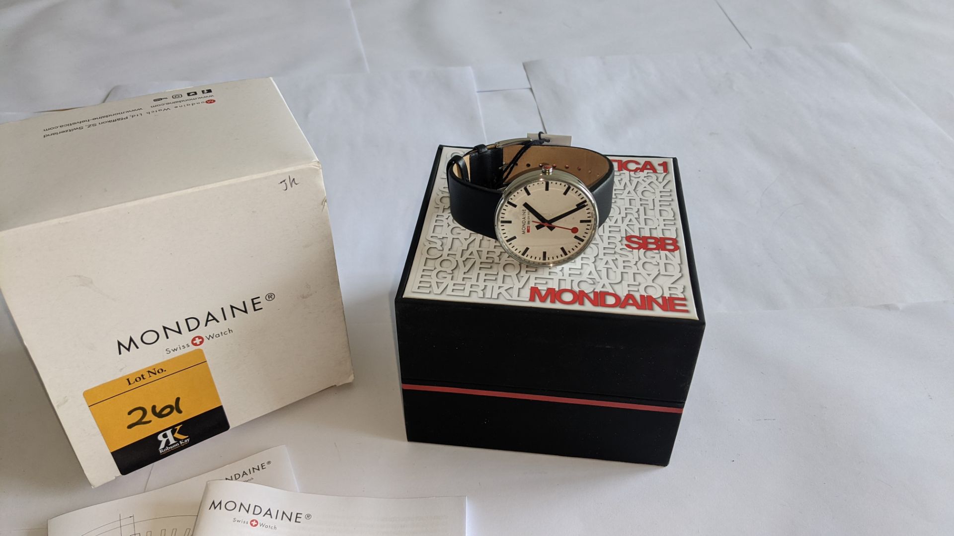 Mondaine watch, product code MSX.4211B.LB. RRP £219. Water resistant, stainless steel case. This l - Image 17 of 18