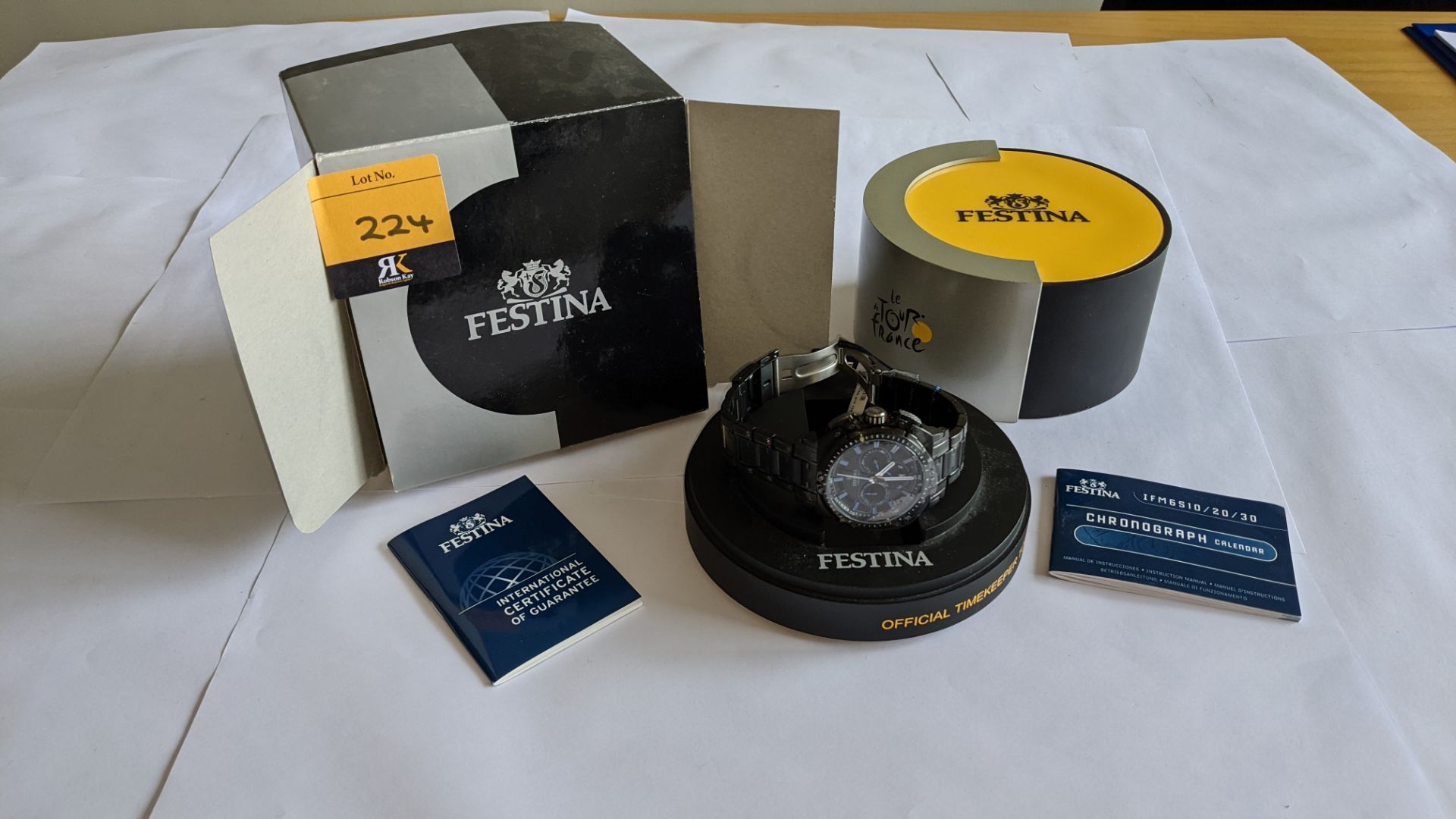 Festina stainless steel watch, reference F16969/2, 10 ATM water resistant. Includes box & book pack. - Image 19 of 25