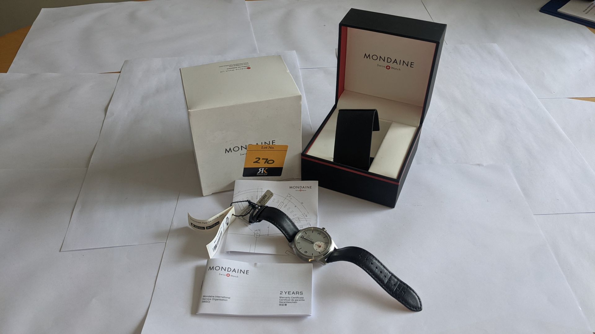 Mondaine Helvetica Smart Swiss made watch. Product code MH1.B2S80.LB. Stainless steel, water resist - Image 2 of 20