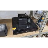 Cash drawer & thermal receipt printer - includes powerpack for printer. NB. No other cables or anci