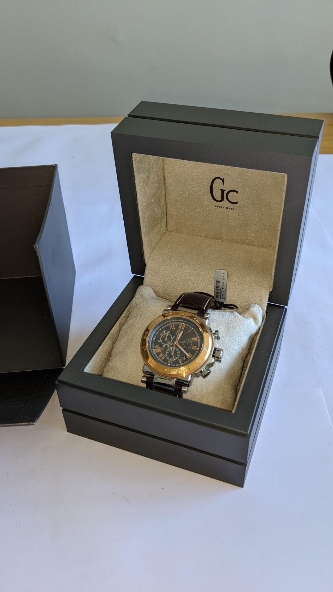 GC (Guess Collection) watch with GC branded box, product code X90005G2S, 100M water resistant, sapph - Image 18 of 19