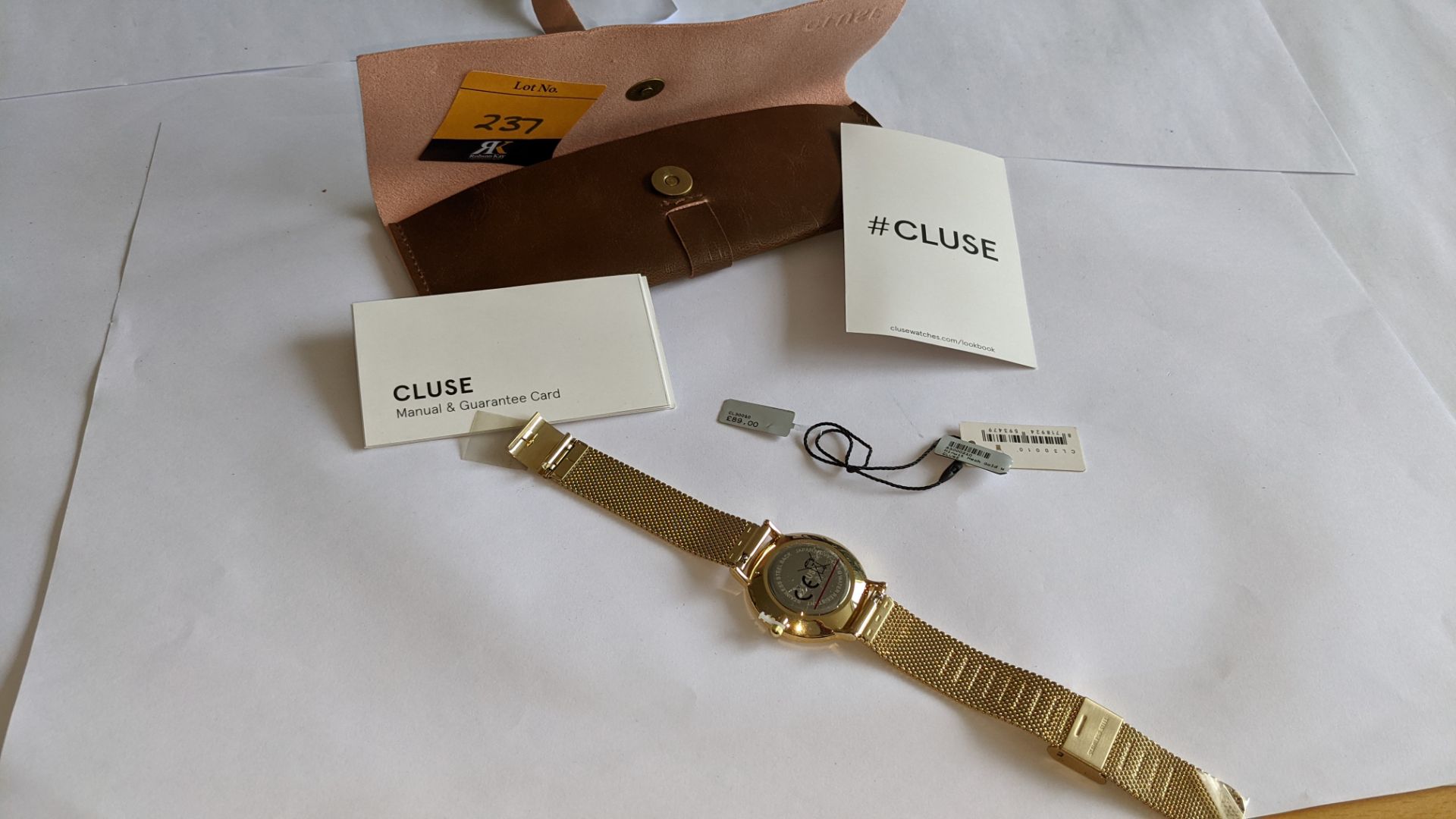Cluse watch on metal bracelet strap. 3 ATM water resistant. RRP £89. Includes Cluse presentation pou - Image 13 of 13