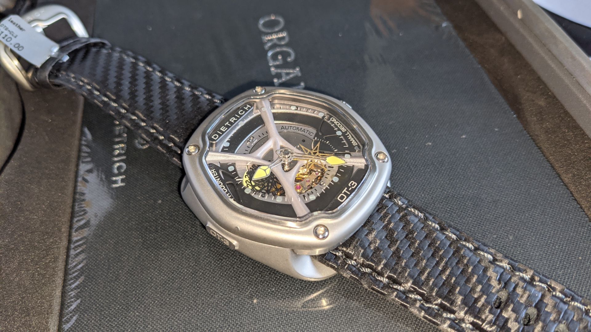 Dietrich Organic Time Watch model OT-3. RRP £1,150. Includes Dietrich branded display stand and bran - Image 9 of 21