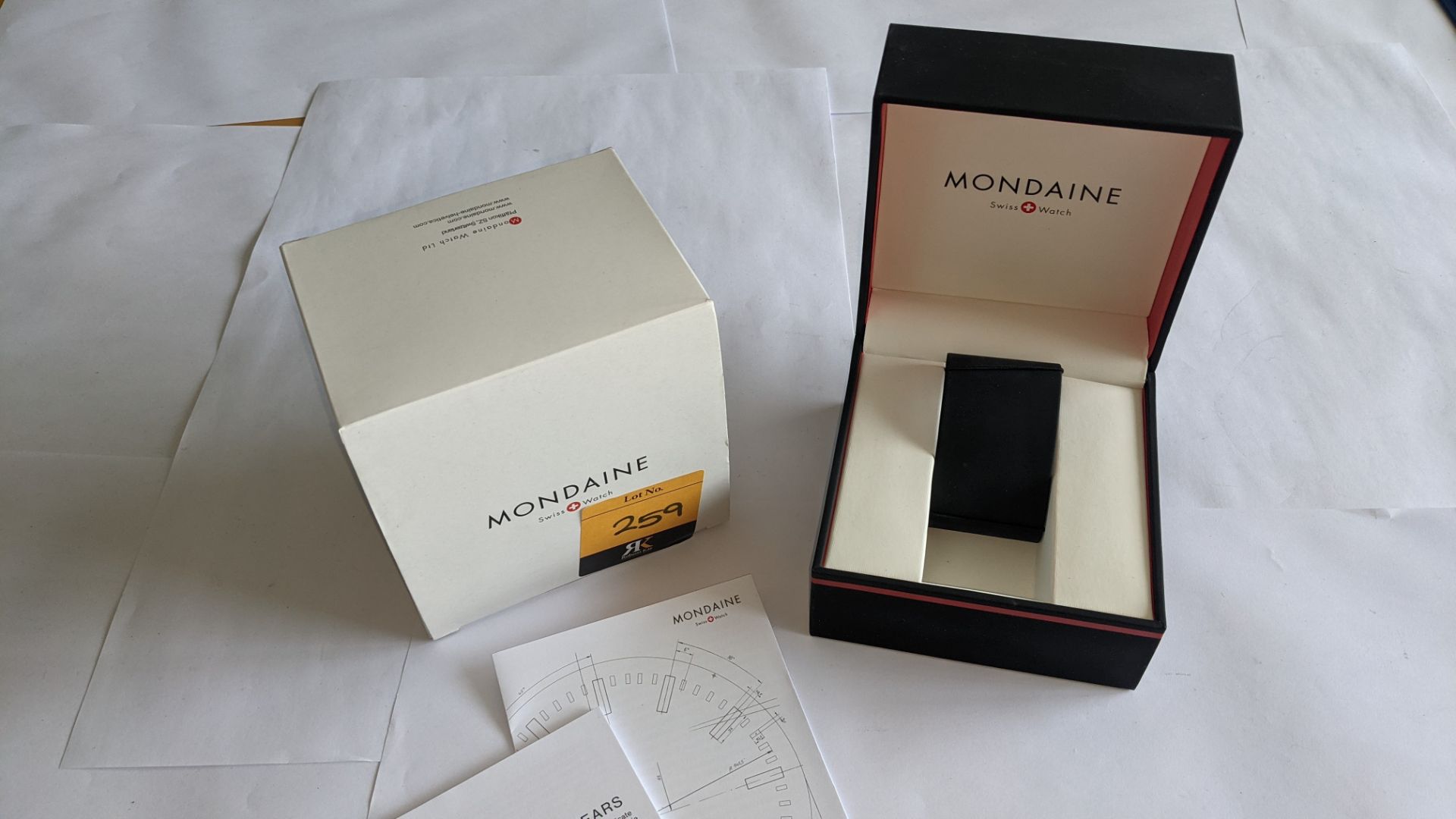 Mondaine Evo Auto Date watch. Product code A1323034811SBB. RRP £599. Water resistant, stainless stee - Image 17 of 18