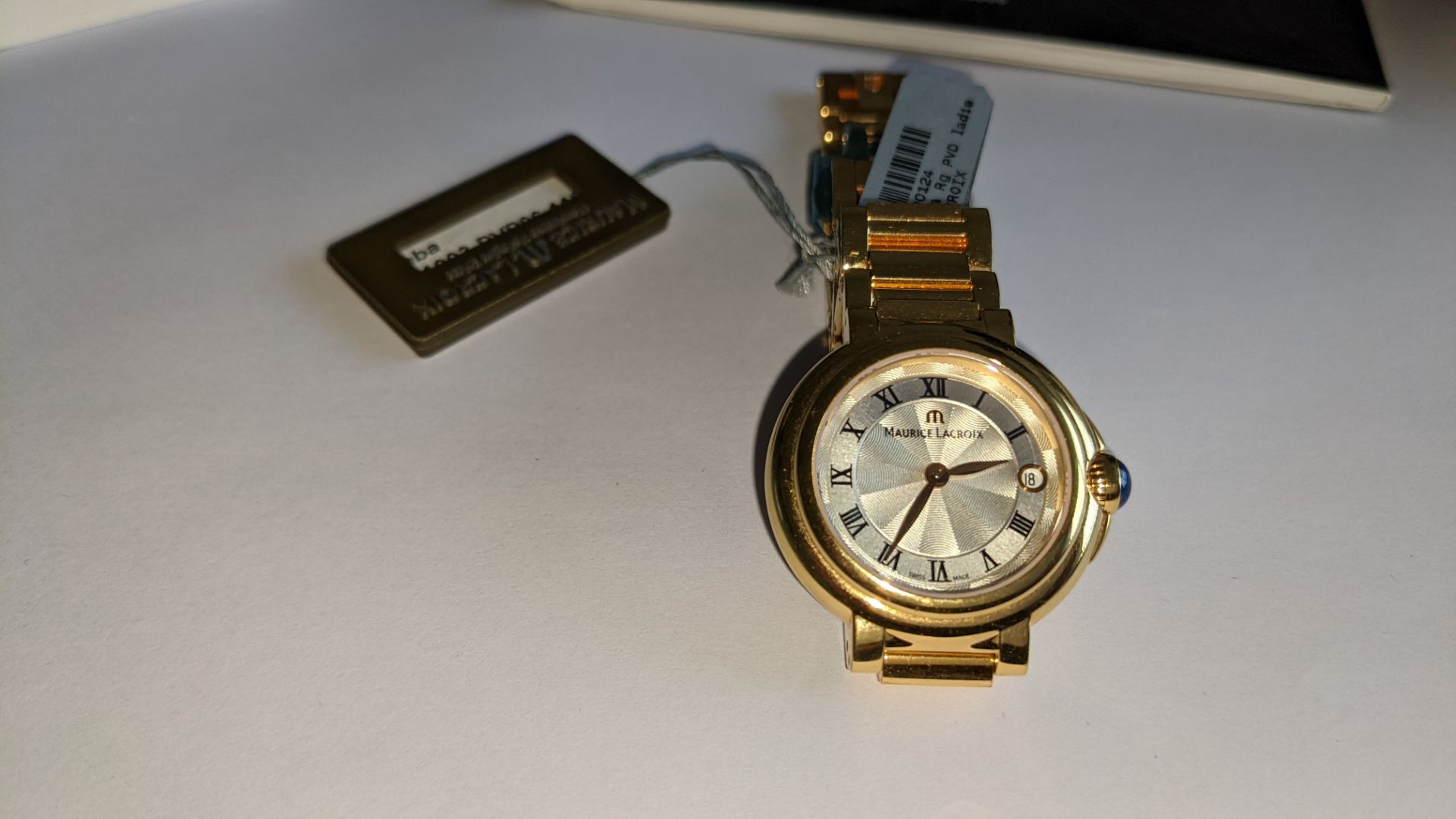 Maurice Lacroix watch in yellow gold finish. Engraved AV68055 FA1003 on the rear. Water resistant 30 - Image 8 of 20