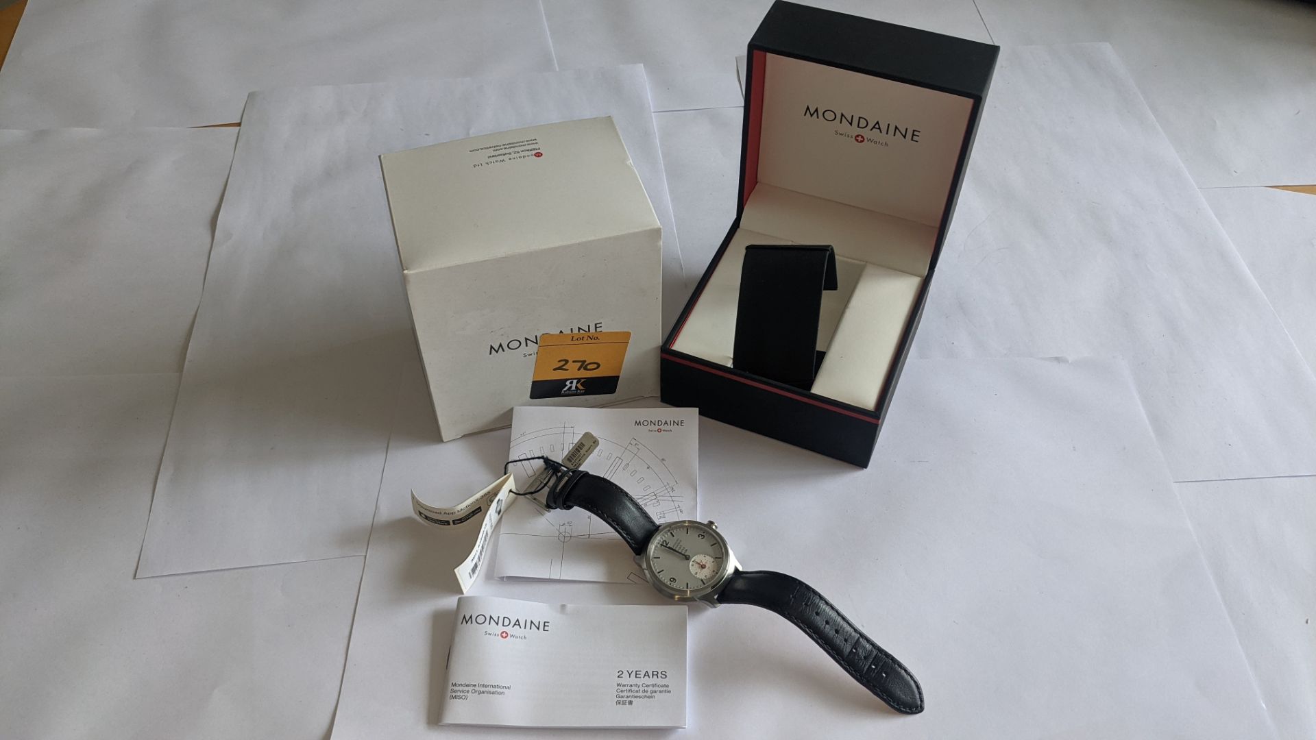 Mondaine Helvetica Smart Swiss made watch. Product code MH1.B2S80.LB. Stainless steel, water resist