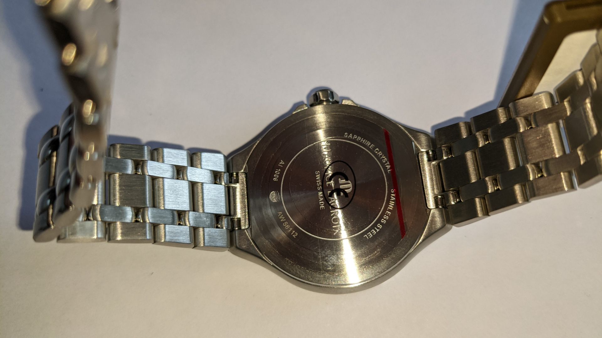 Maurice Lacroix watch in stainless steel on stainless steel bracelet with sapphire crystal. Water re - Image 16 of 30