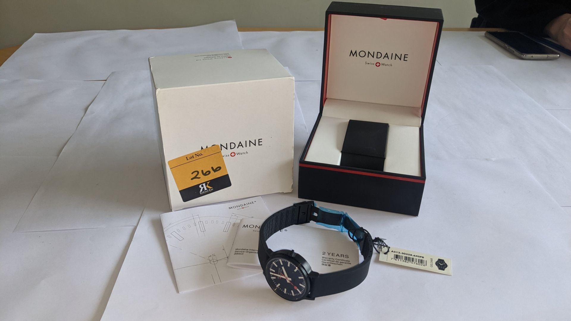 Mondaine watch, product code A512.30358.64SPB. RRP £450. Stainless steel, 3 ATM water resistant, sap - Image 2 of 16