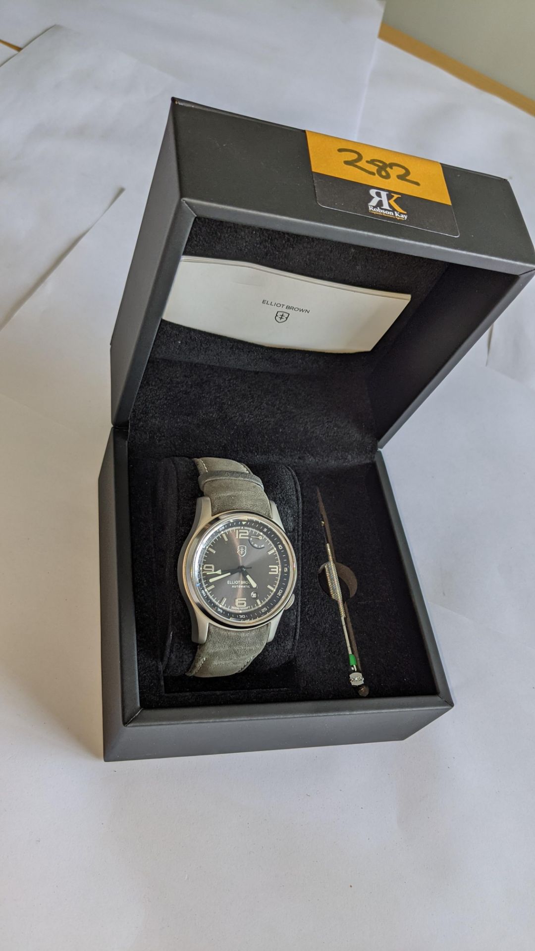 Elliott Brown Tyneham Limited Edition automatic watch, 5 of 500, product code 305-D05-L15. Stainles - Image 2 of 22