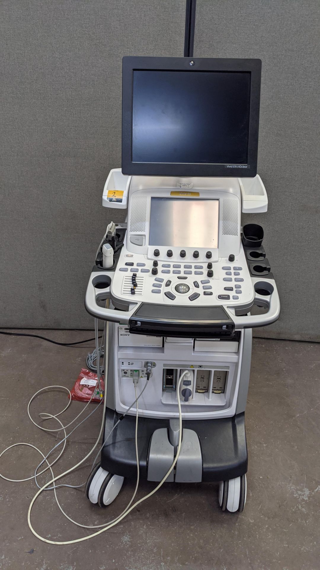 General Electric Vivid E9 cardiovascular ultrasound system. - Image 60 of 66