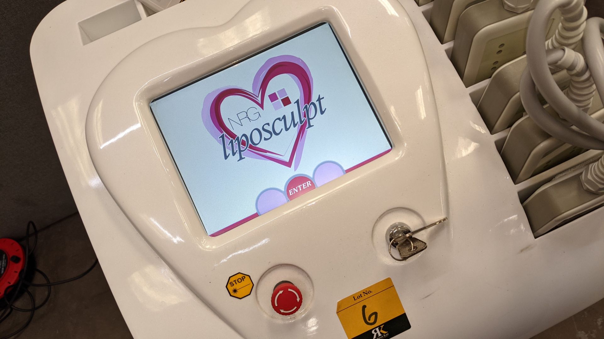 LipoSculpt Pro 136 laser fat reduction system on dedicated cart - Image 7 of 27