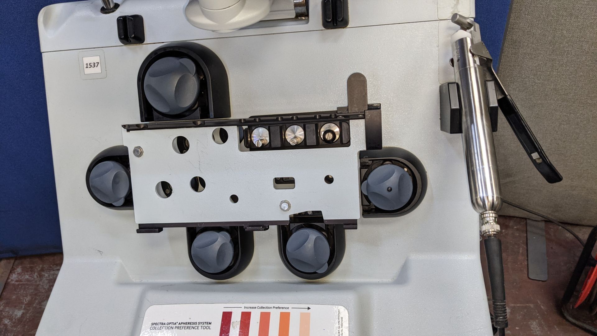 2013 Terumo BCT Spectra Optia Apheresis Cell Processing and Collection System. Serial number 1P0153 - Image 12 of 32