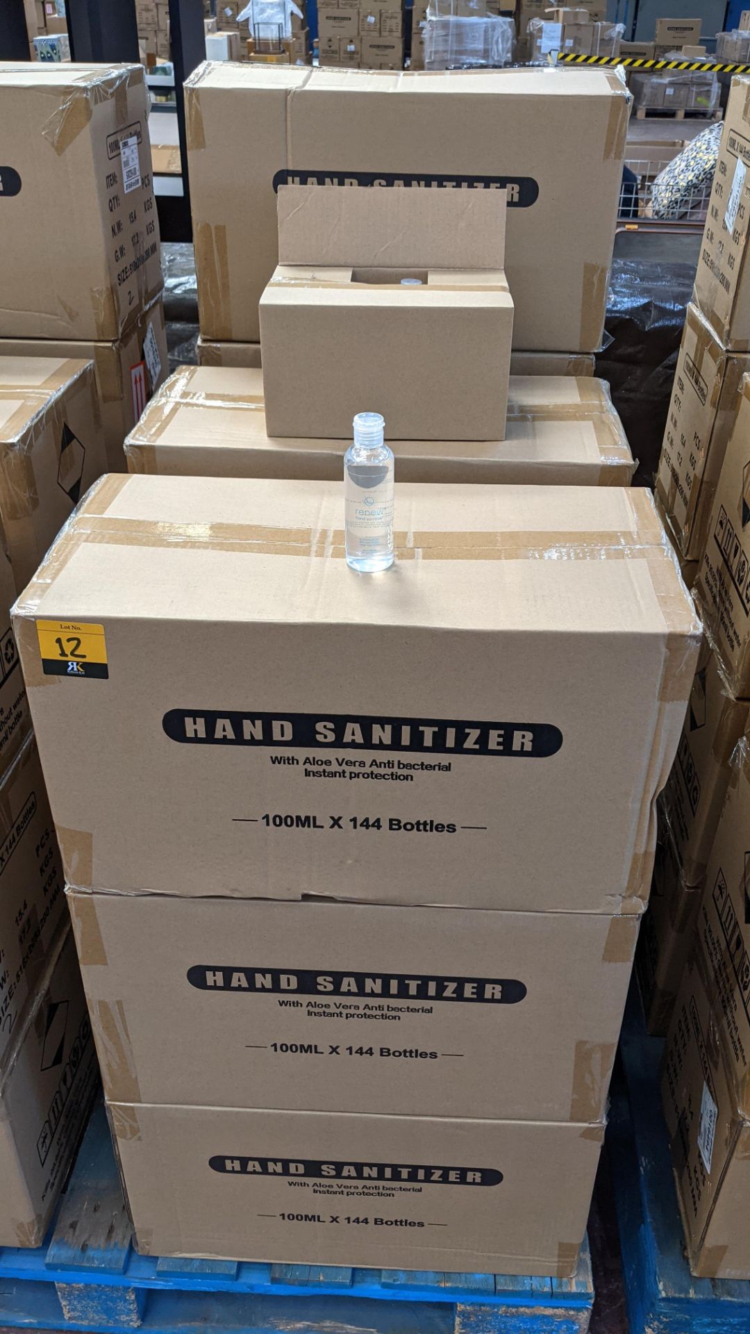 1,440 off 100ml bottles of Renew Hand Sanitiser waterless gel. Alcohol based (75% ethanol), Aloe ext - Image 15 of 15