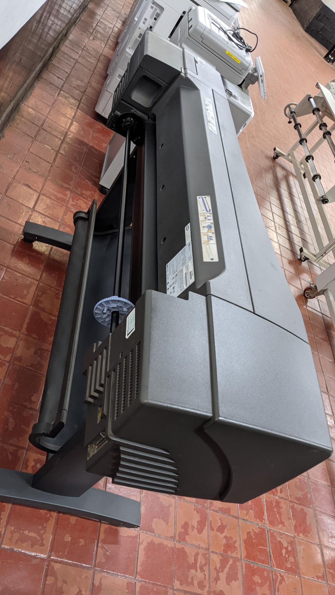 HP DesignJet 800 wide format printer, factory model C7780B - Image 9 of 10