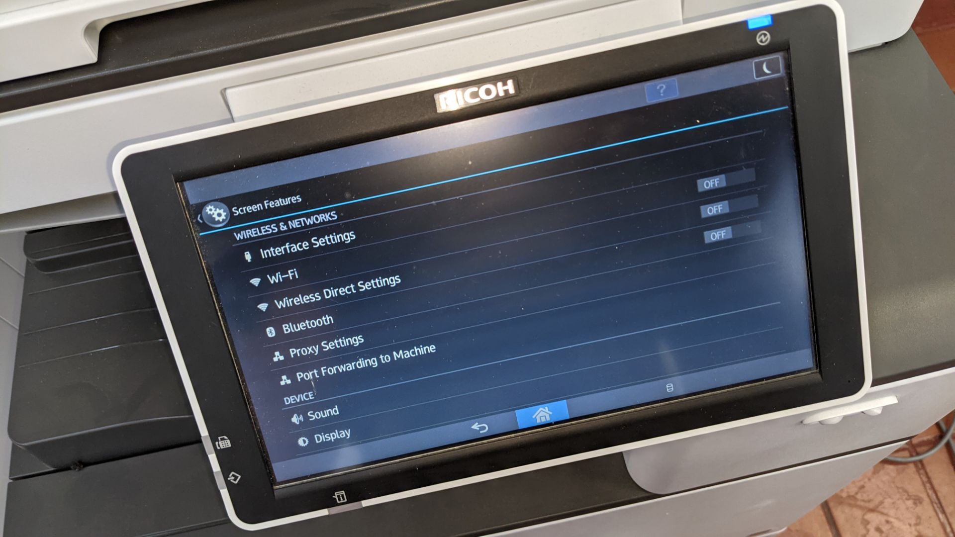 Ricoh MP C2004ex floorstanding colour laser multifunction printer/photocopier. - Image 15 of 23