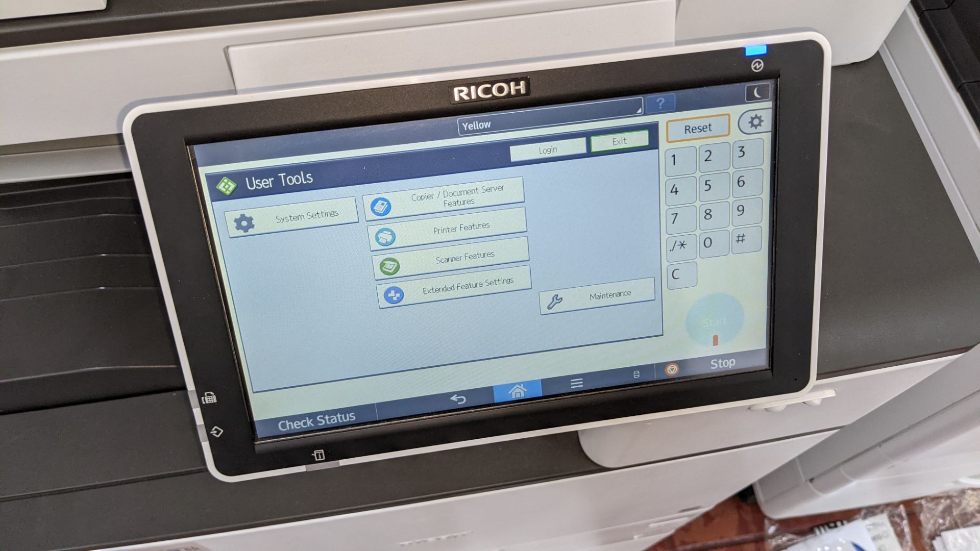 Ricoh MP C2004ex floorstanding colour laser multifunction printer/photocopier. - Image 8 of 20