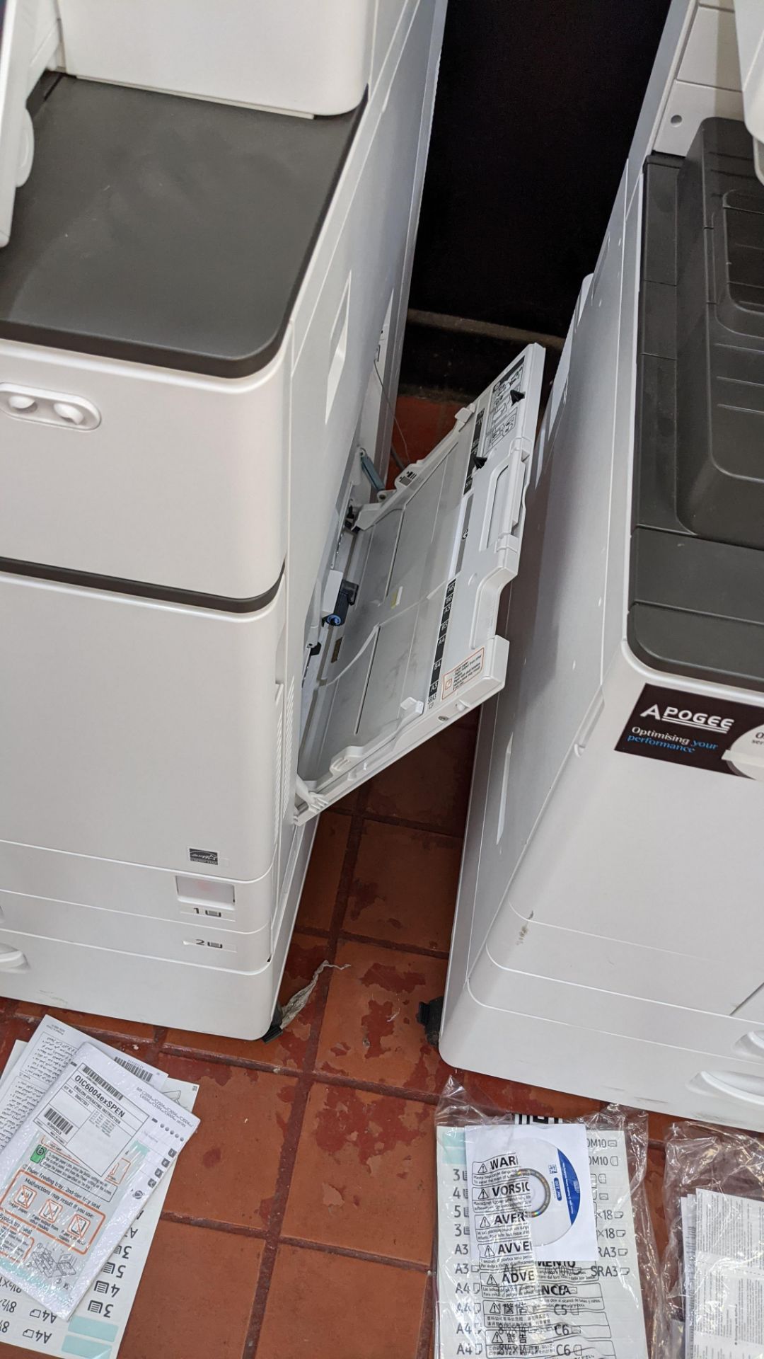 Ricoh MP C2004ex floorstanding colour laser multifunction printer/photocopier. - Image 14 of 20