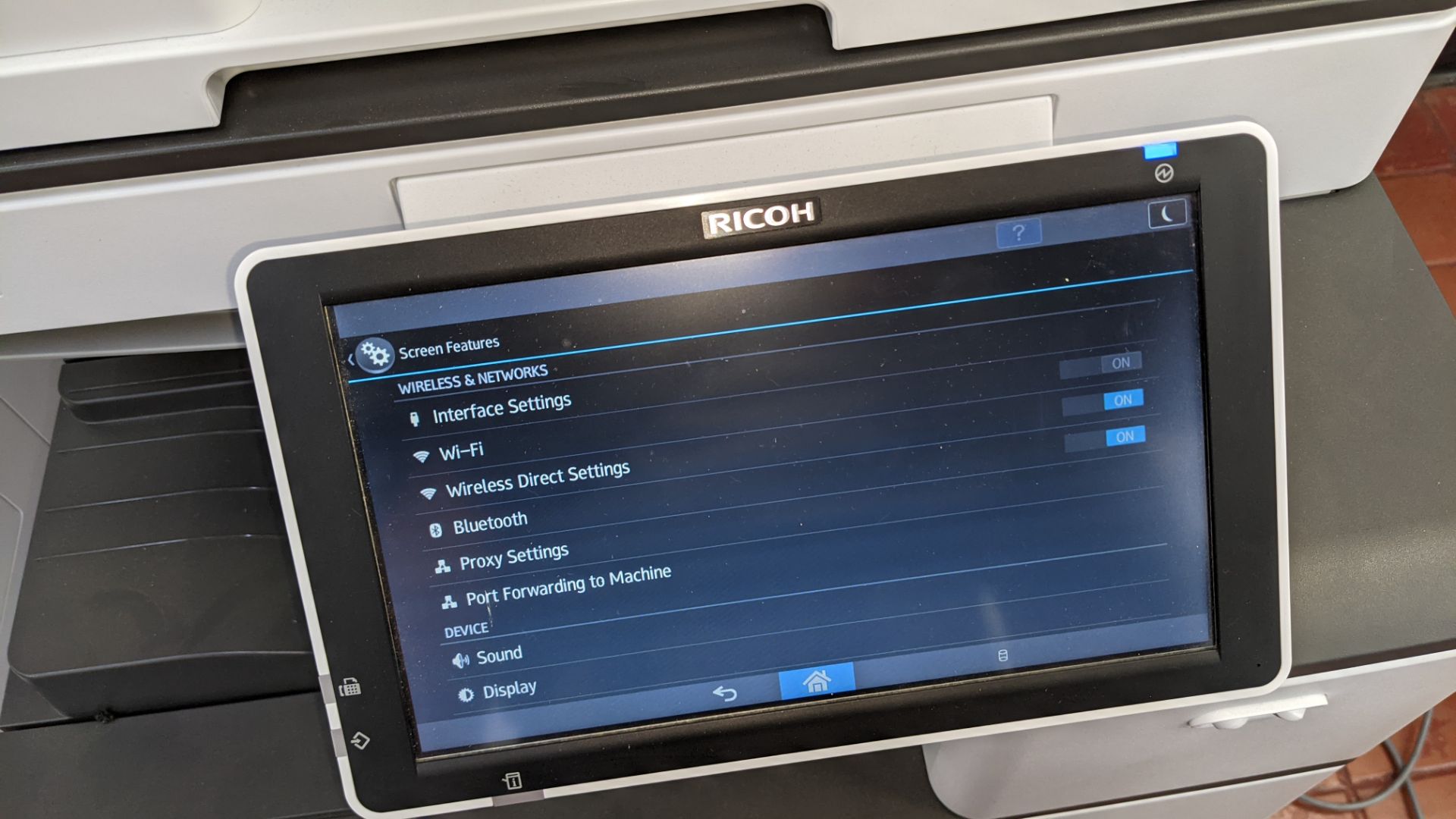 Ricoh MP C2004ex floorstanding colour laser multifunction printer/photocopier. - Image 16 of 23