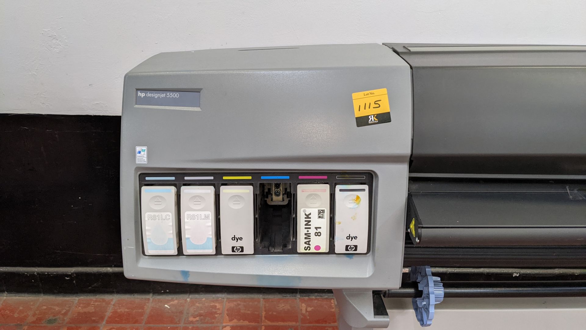 HP DesignJet 5500 wide format printer, - Image 6 of 13