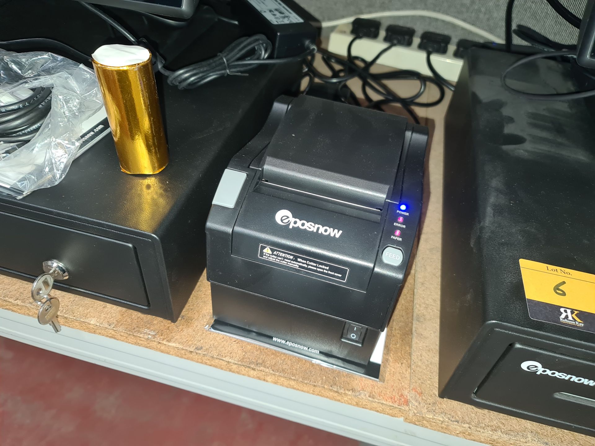 EPOSNOW touchscreen EPOS terminal plus cash drawer & EPOSNOW receipt printer. This lot is being sold - Image 3 of 12