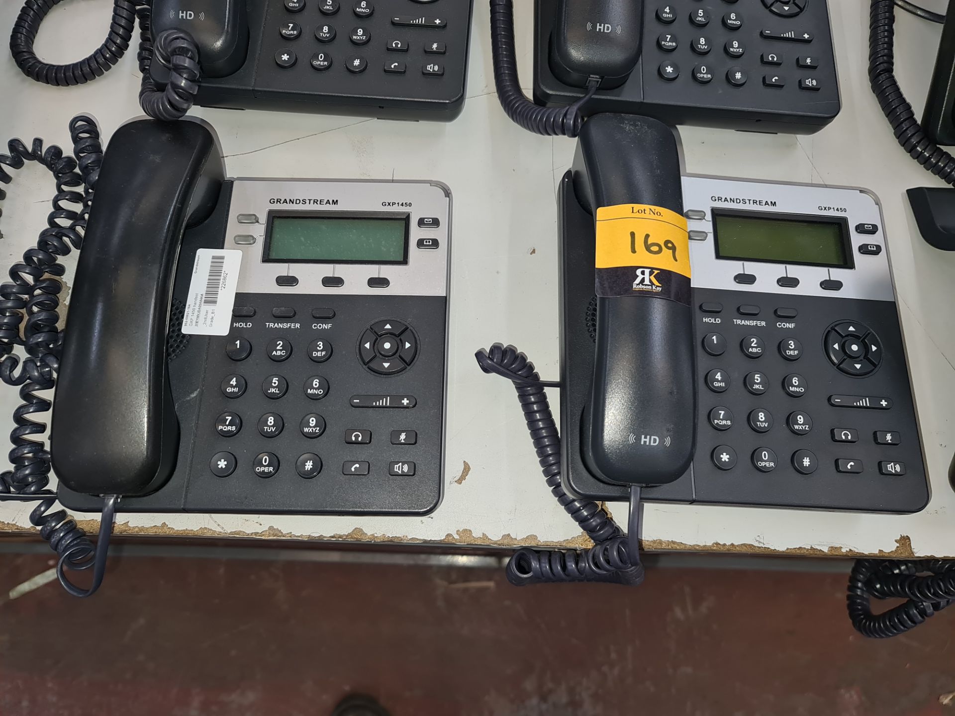 8 off Grandstream telephone handsets model GXP1450 NB. The phones in this lot do not include a desk - Image 2 of 5