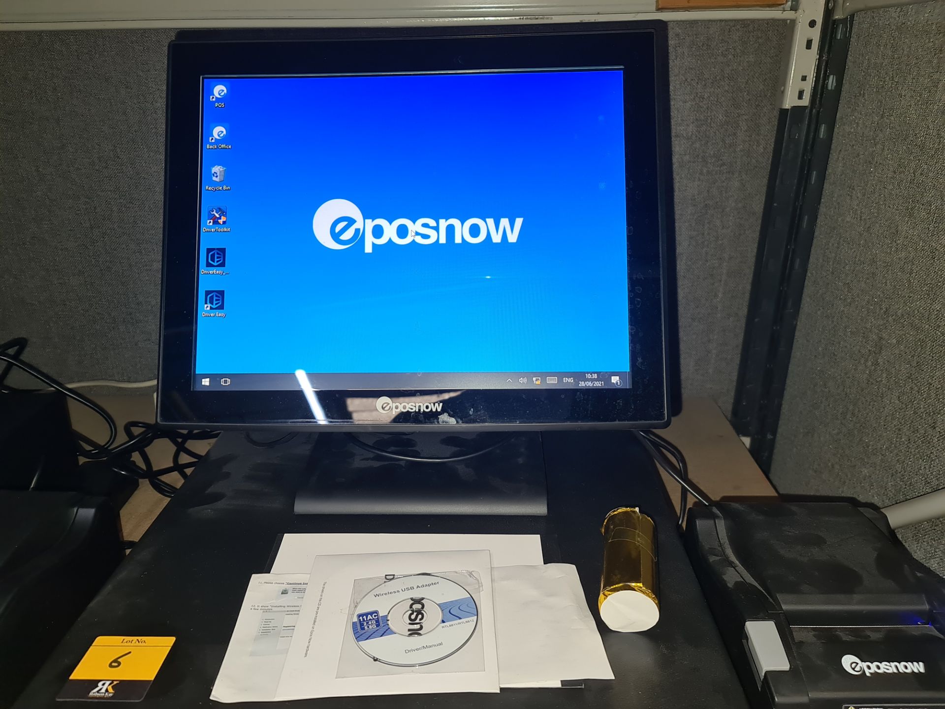 EPOSNOW touchscreen EPOS terminal plus cash drawer & EPOSNOW receipt printer. This lot is being sold - Image 3 of 12