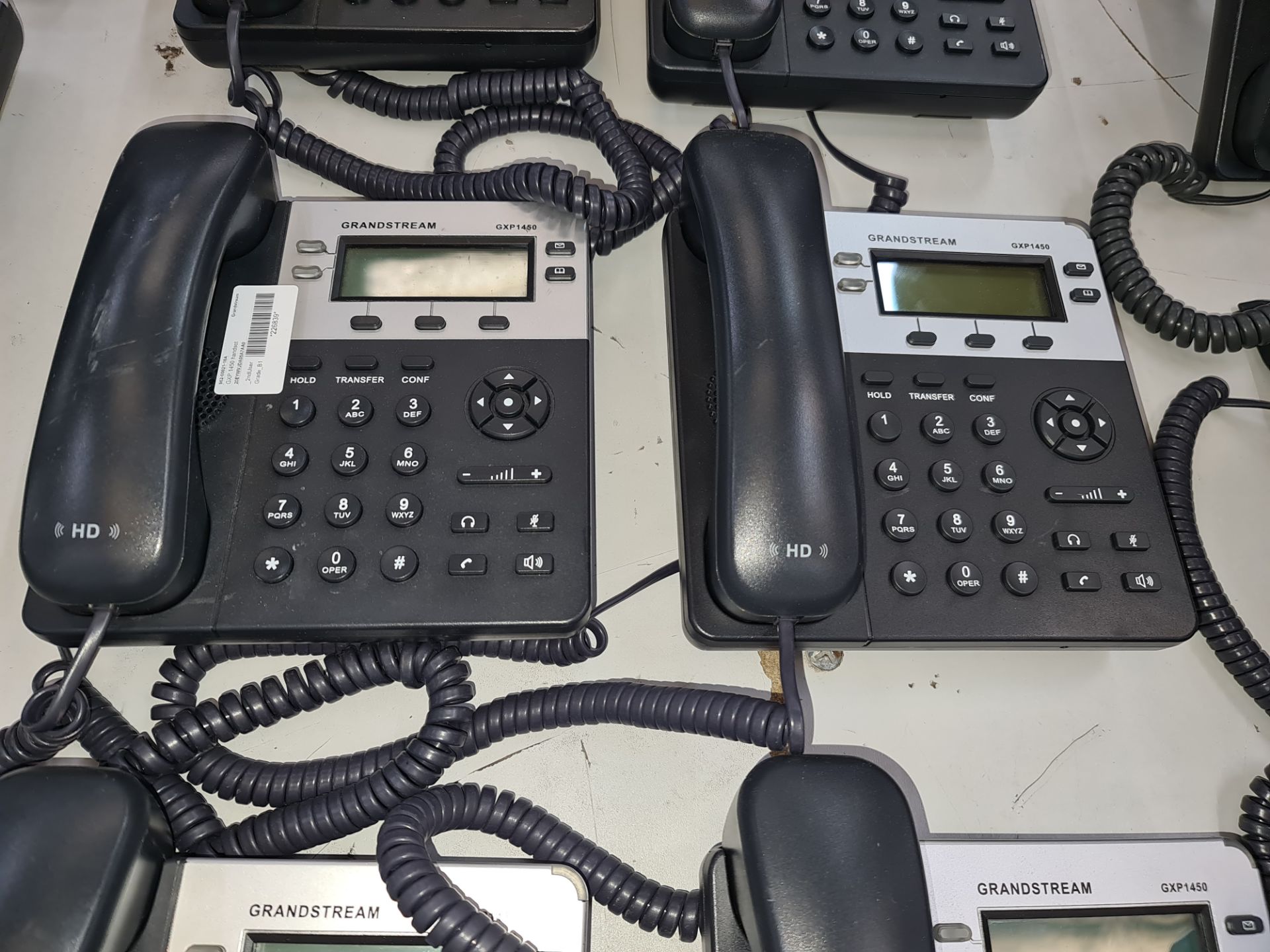 8 off Grandstream telephone handsets model GXP1450 NB. The phones in this lot do not include a desk - Image 4 of 5