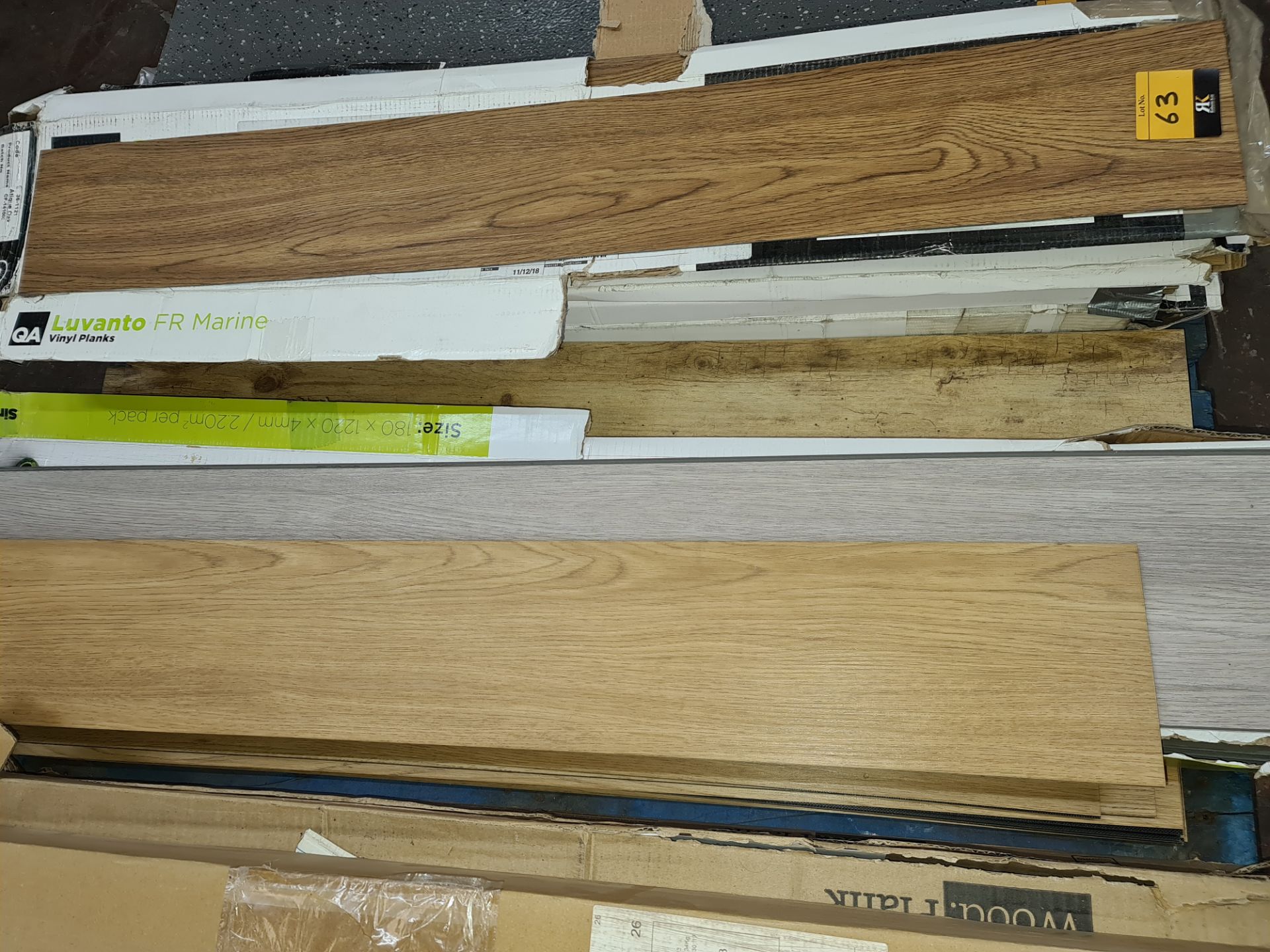 Approx. 6 stacks of assorted wooden flooring - Image 2 of 5