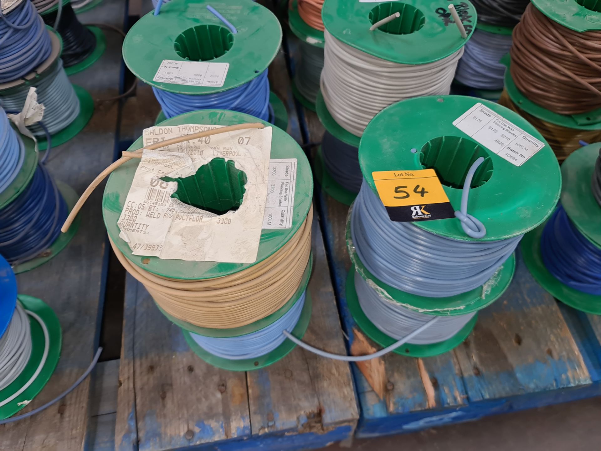 Approx. 40 assorted reels of Polyflor Ejecta weld rod & similar - Image 2 of 5