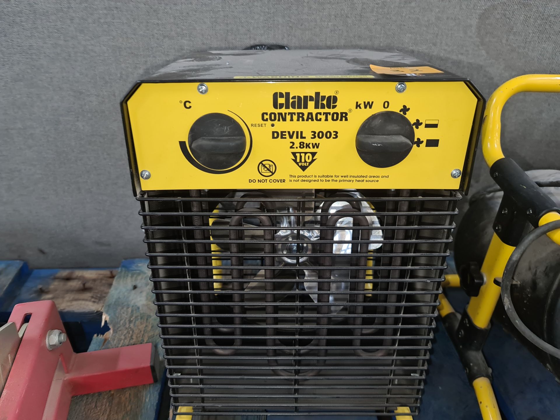 Clarke Contractor Devil 3003 2.8kW, 110v heater - Image 3 of 6