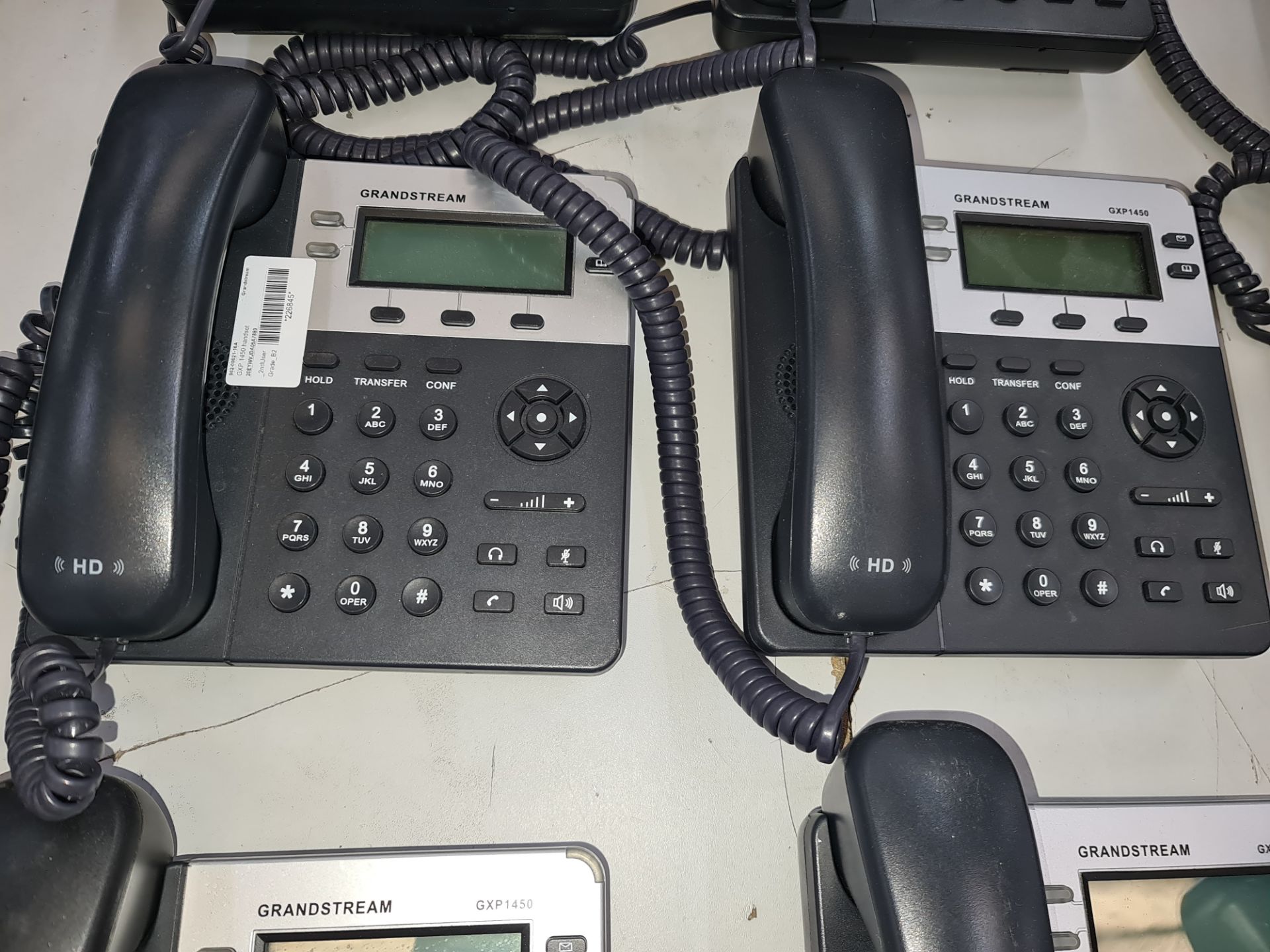 8 off Grandstream telephone handsets model GXP1450 NB. The phones in this lot do not include a desk - Image 3 of 5
